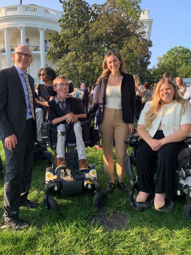 Maynard-Sarah-Shane-Hannah-2024-White-House SMA advocates at white house