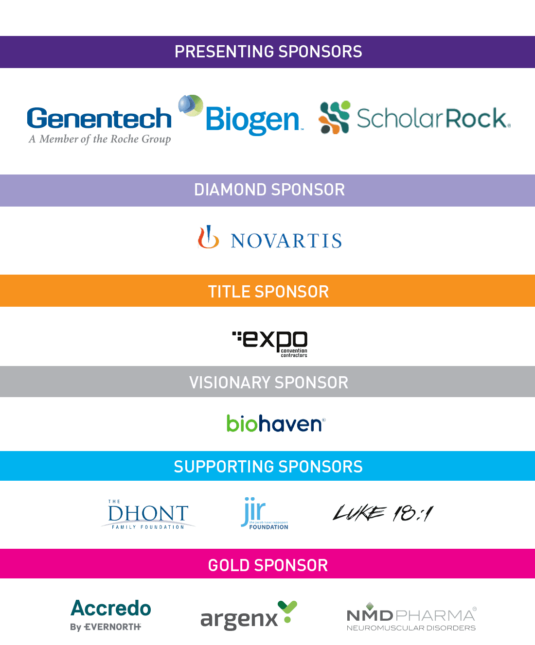 Annual Conference Sponsors