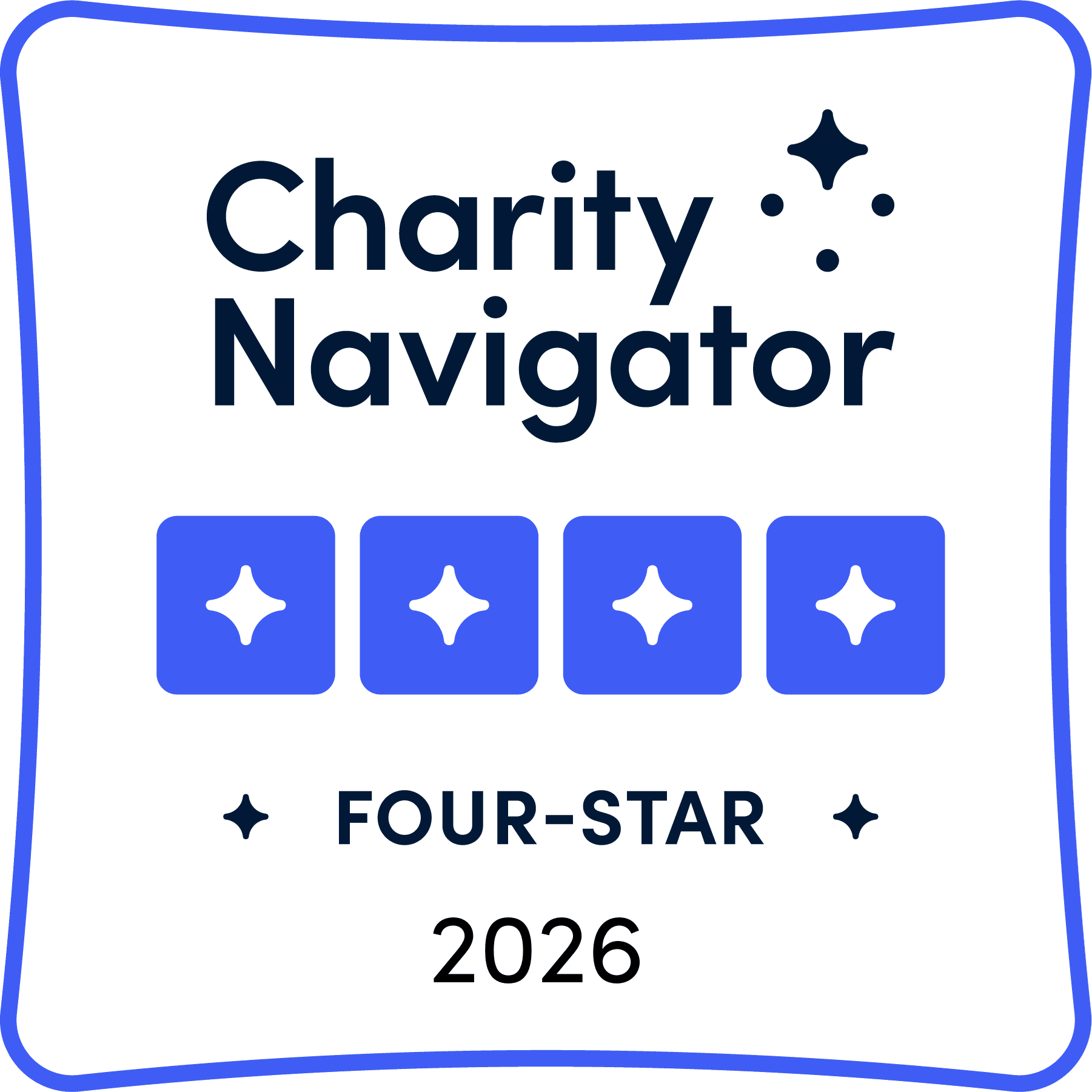 Charity Navigator Four-Star rating in 2026